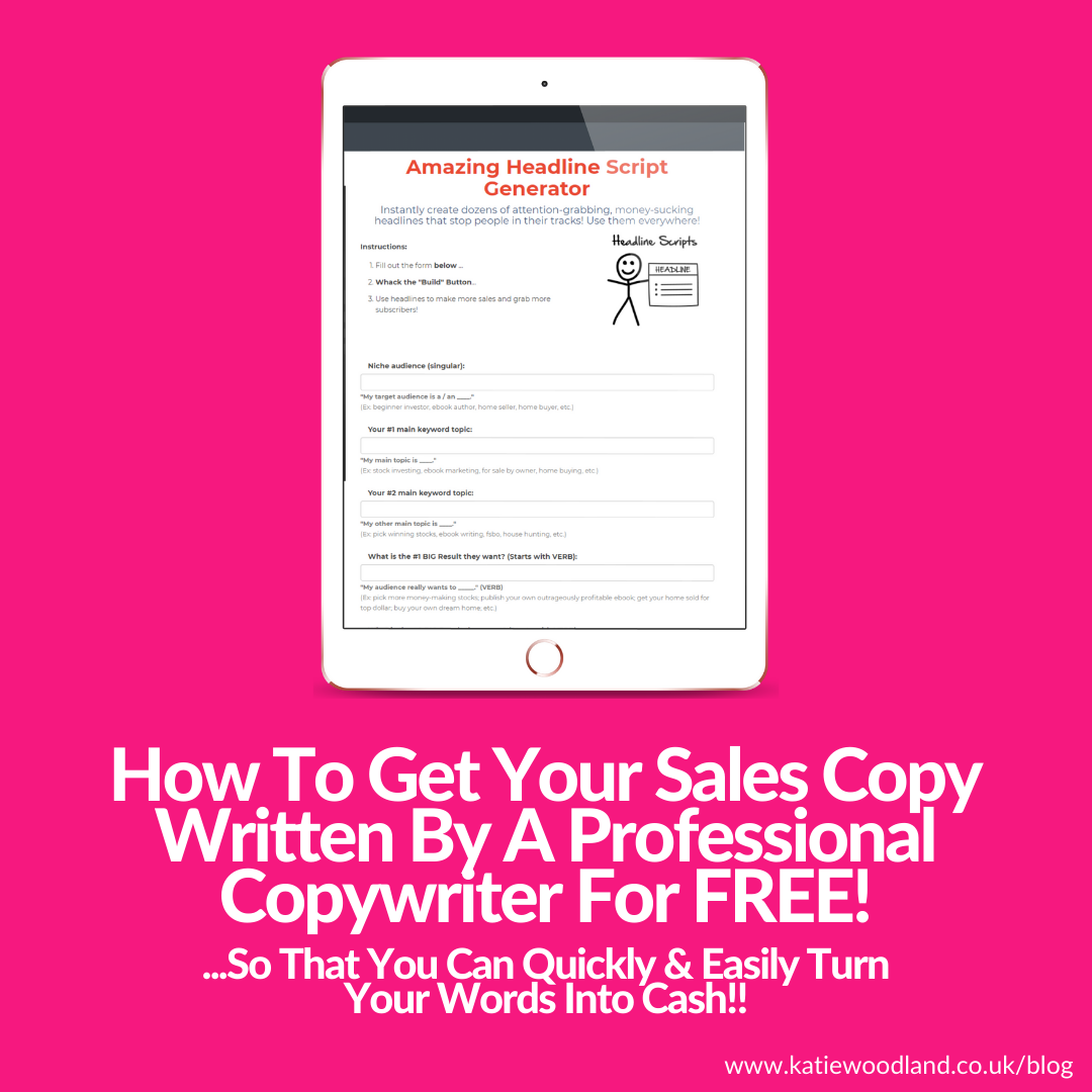 How Savy Female Entrepreneurs Are Getting Their Sales Copy Written By A Professional Copywriter For FREE!